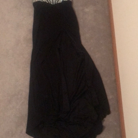 Eleni Elias prom black dress with crystal corset. - Picture 2 of 3